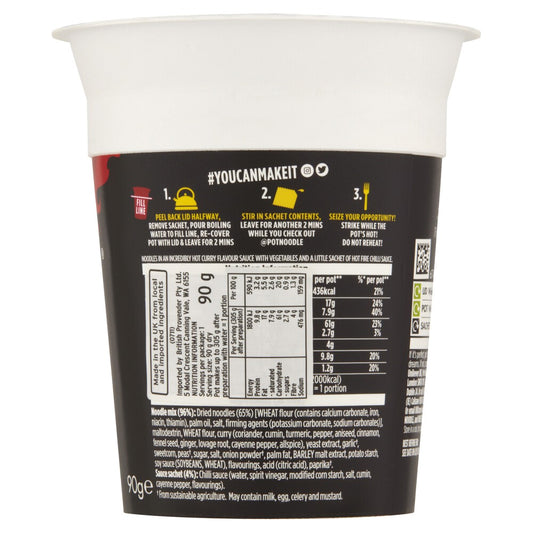 Pot Noodles Bombay Bad Boy - 90g