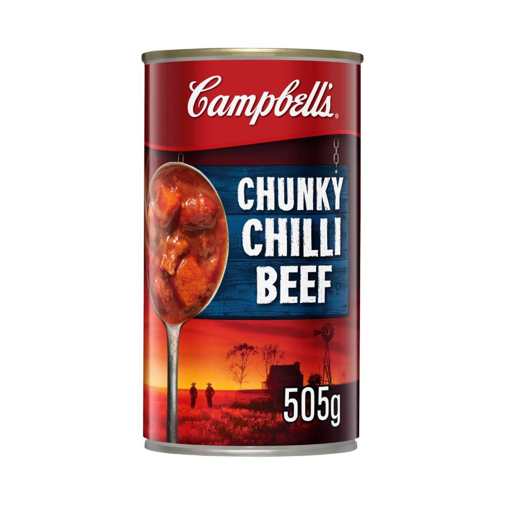 Campbell's Chunky Soup Chilli Beef - 505g