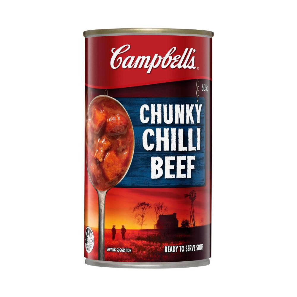 Campbell's Chunky Soup Chilli Beef - 505g