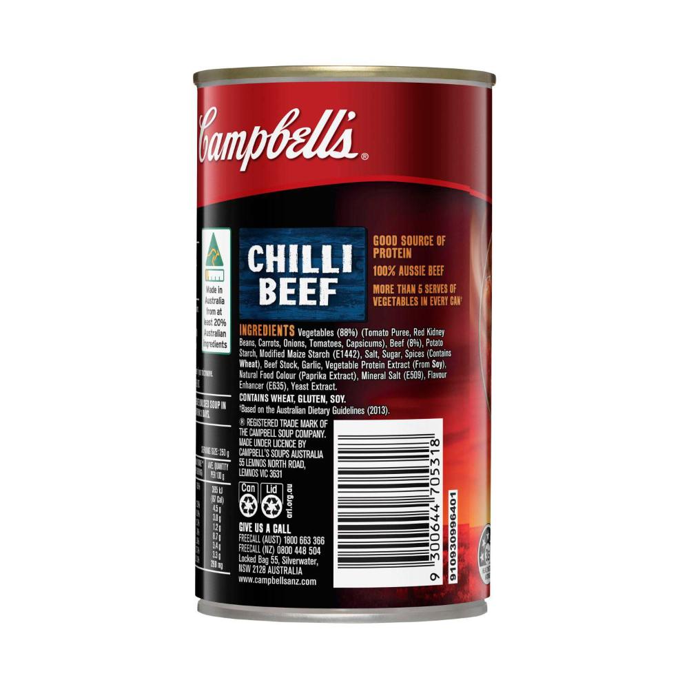 Campbell's Chunky Soup Chilli Beef - 505g