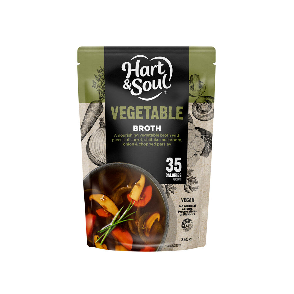Hart & Soul Vegetable Low Calorie Broth Soup - 350g