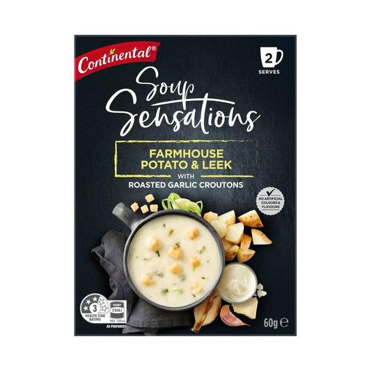 Continental Sensations 2s Soup Farmhouse Potato & Leek - 60g