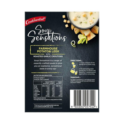 Continental Sensations 2s Soup Farmhouse Potato & Leek - 60g
