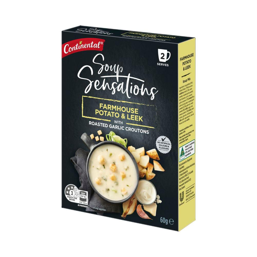 Continental Sensations 2s Soup Farmhouse Potato & Leek - 60g
