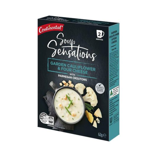 Continental Sensation Garden Cauliflower & 4 Cheese Soup Serves 2 - 62g