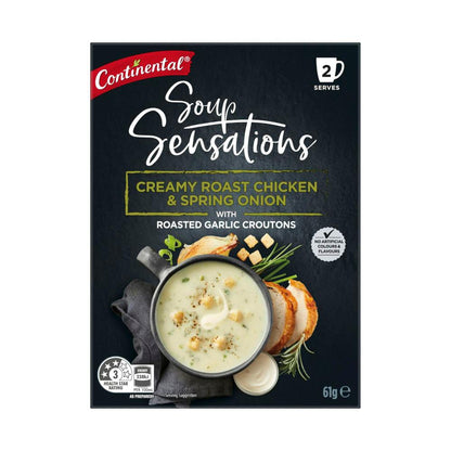 Continental Sensation Creamy Roast Chicken Spring Onion Soup Serves 2 - 61g