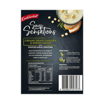 Continental Sensation Creamy Roast Chicken Spring Onion Soup Serves 2 - 61g