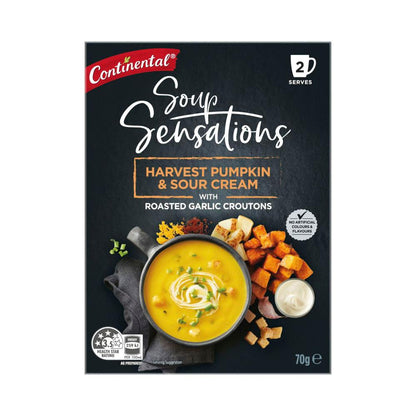 Continental Sensations Harvest Pumpkin & Sour Cream Soup Serves 2 - 70g