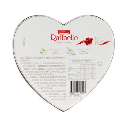 Ferrero Raffaello Heart Chocolate Gift Box 10 Pieces - 100g