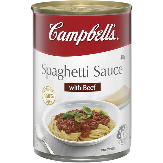 Campbells Spaghetti Sauce With Beef With Beef 410g