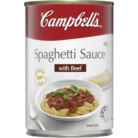 Campbells Spaghetti Sauce With Beef 410g