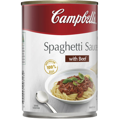 Campbells Spaghetti Sauce With Beef 410g