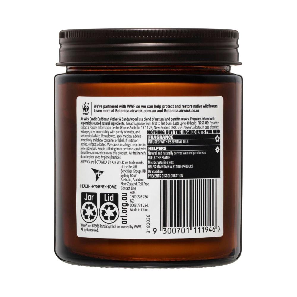 Botanica Caribbean Vetiver & Sandalwood Candle - 1 each