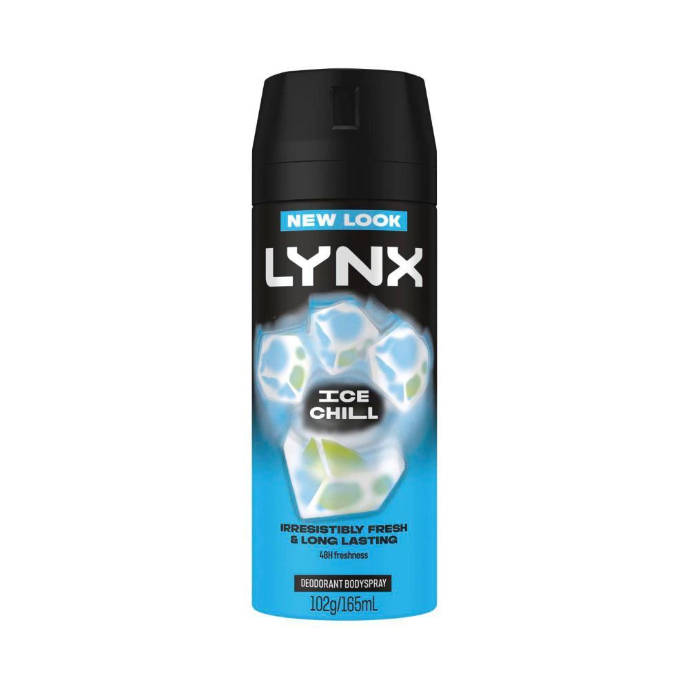 Lynx Deodorant Body Spray Ice Chill - 165mL