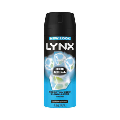 Lynx Deodorant Body Spray Ice Chill - 165mL