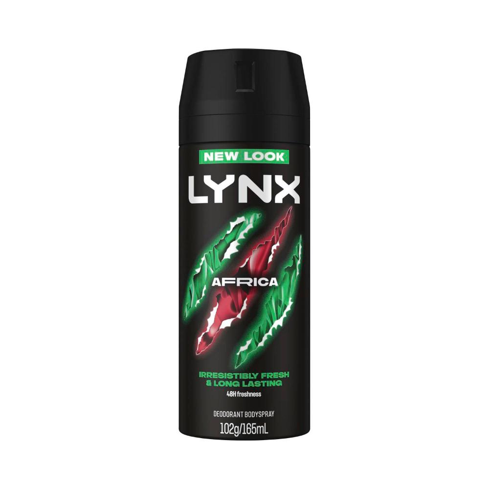Lynx Deodorant Body Spray Africa - 165mL