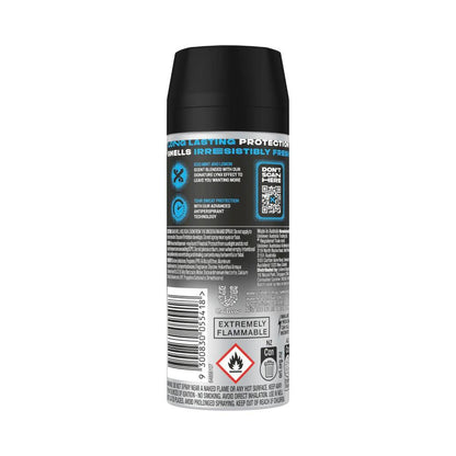 Lynx Deodorant Body Spray 72hr Antiperspirant Ice - 165mL