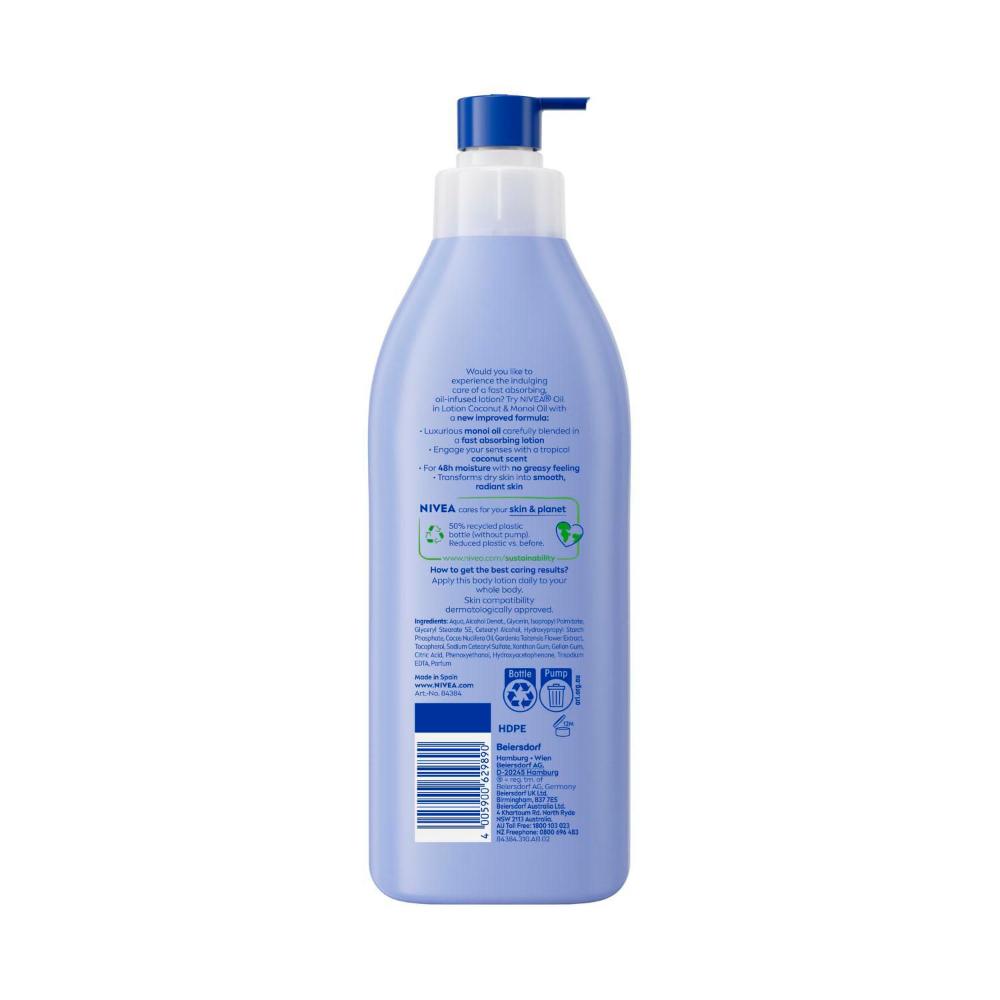 Nivea Body Lotion Coconut & Monoi Oil - 400mL