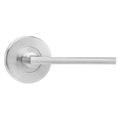 Lemaar Satin Chrome Orba Passage Set - 65mm - Satin Chrome - Interior Use