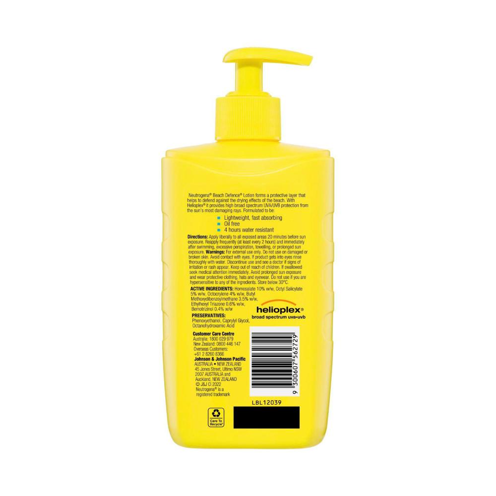 Neutrogena Beach Defence Sunscreen Lotion SPF 50 - 400mL