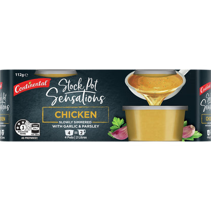 Continental Sensations Chicken Stock Pot 4 X 28 G