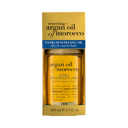 Ogx Renewing + Hydrating & Shine Argan Oil Of Morocco Extra Penetrating Oil ... 100mL