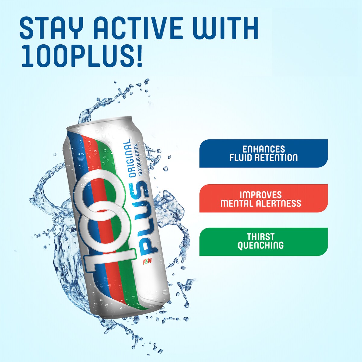 100 Plus Sport Isotonic Can 325mL
