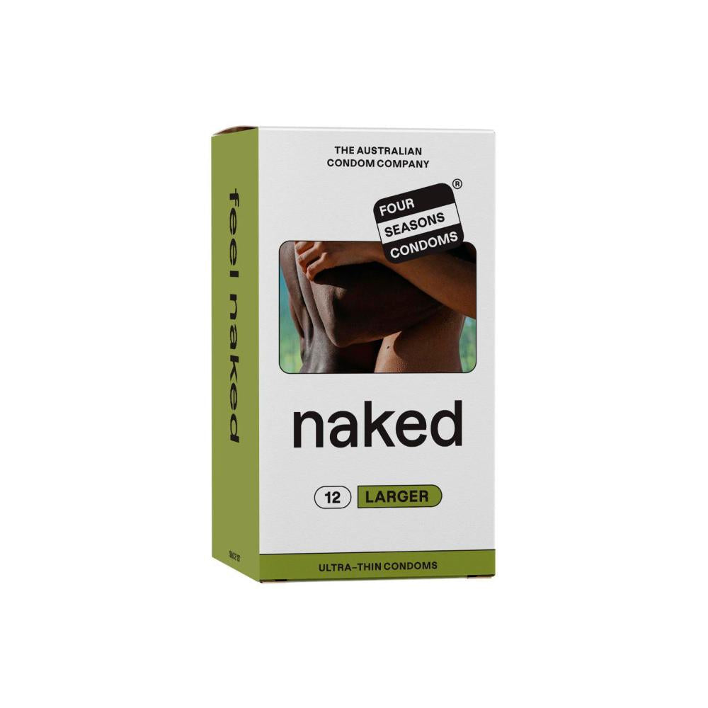 Four Seasons Naked Larger Condoms - 12 pack