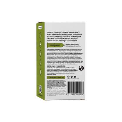 Four Seasons Naked Larger Condoms - 12 pack
