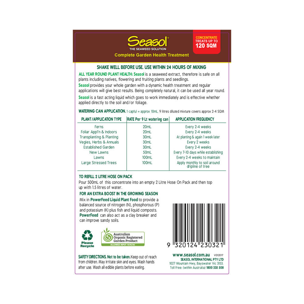 Seasol Complete Garden Health Treatment - 600mL