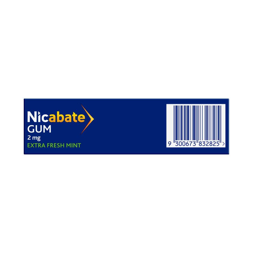 Nicabate Chewing Gum 2Mg - 30 pack