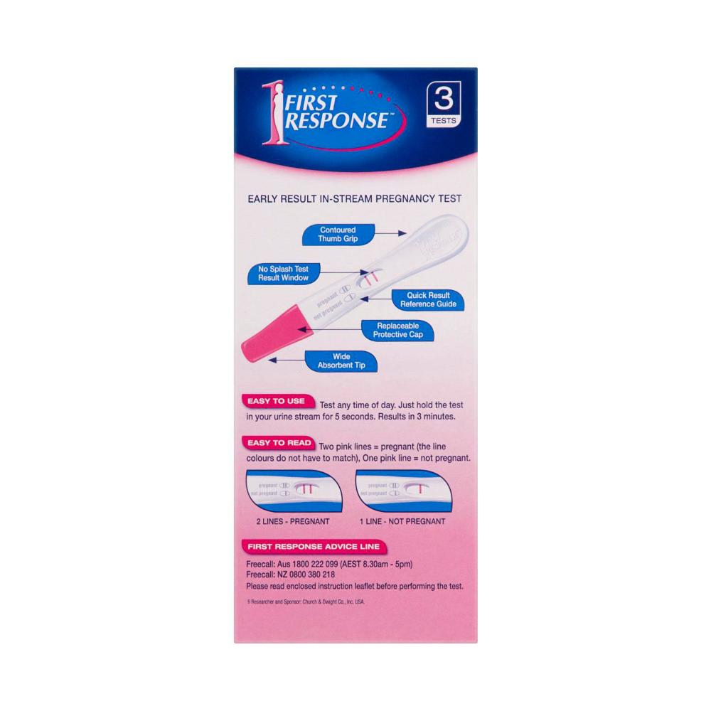 First Response Pregnancy Test Instream - 3 Pack