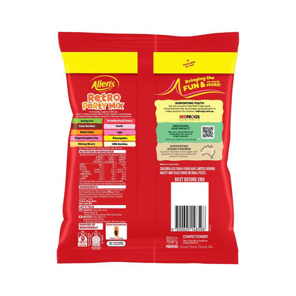Allen's Lollies Large Value Bag Candy Retro Party Mix - 470g
