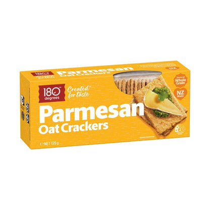 180 Degrees Parmesan Oat Crackers - 135g