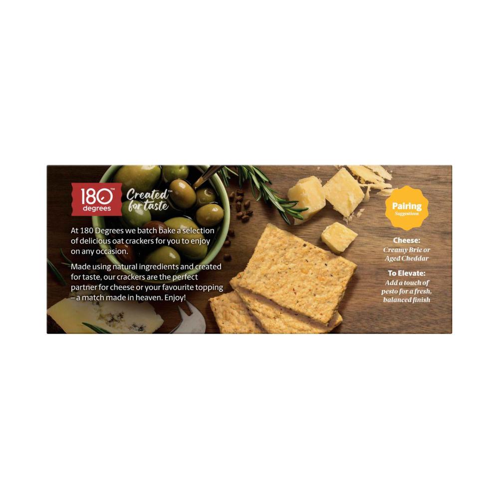 180 Degrees Parmesan Oat Crackers - 135g
