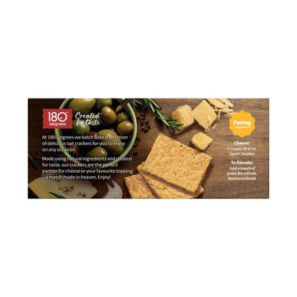 180 Degrees Parmesan Oat Crackers - 135g