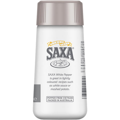 Saxa Fine White Pepper 50g
