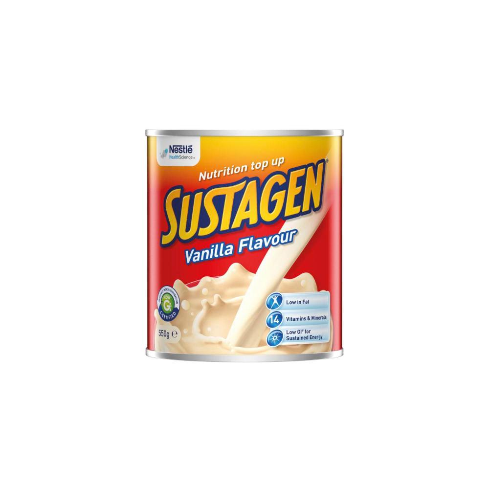 Sustagen Nutrional Powder Vanilla Flavour - 550g