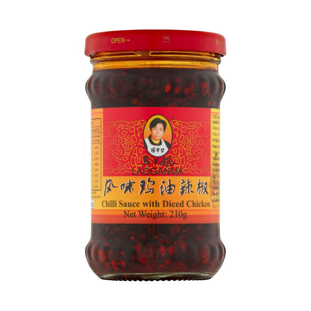 Laoganma Chilli Sauce With Diced Chicken - 210g