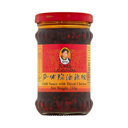 Laoganma Chilli Sauce With Diced Chicken - 210g