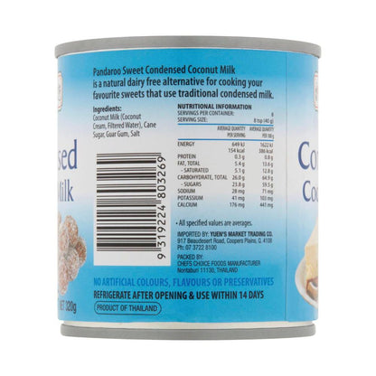 Pandaroo Sweet Condensed Coconut Milk - 320g