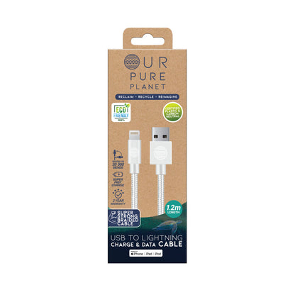 Our Pure Planet Lightening Cable 1.2m Cable - 1 Each
