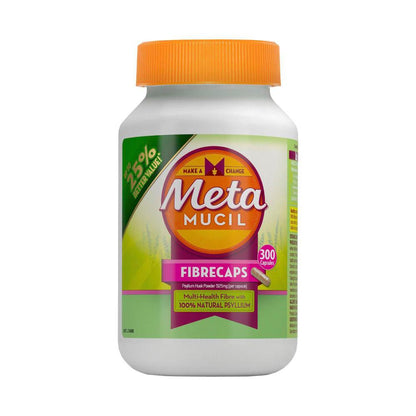Metamucil Fibre Capsules Daily Fibre Supplement - 300 pack