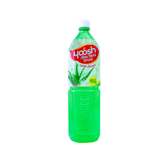 Yoosh Lychee Flavour Aloe Vera Drink - 1.5L