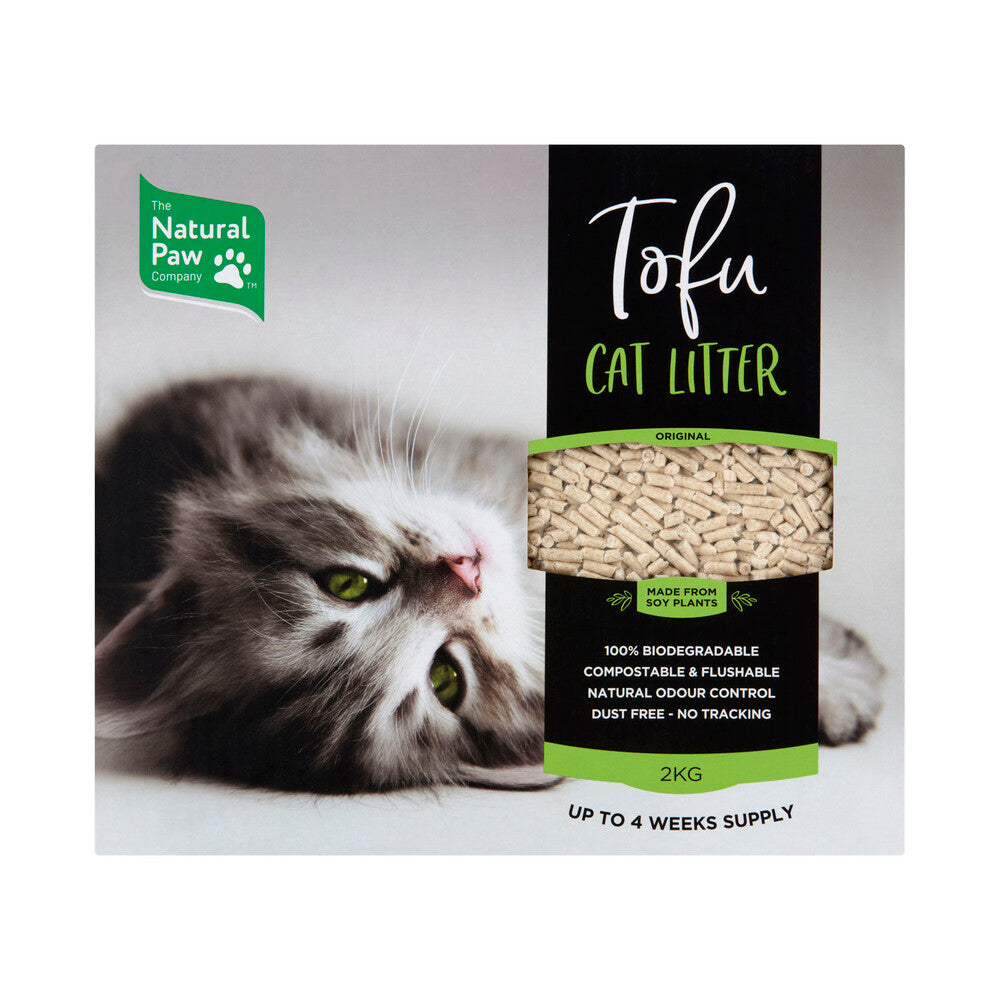 The Natural Paw Company Tofu Cat Litter - 2kg