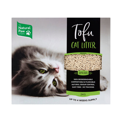 The Natural Paw Company Tofu Cat Litter - 2kg