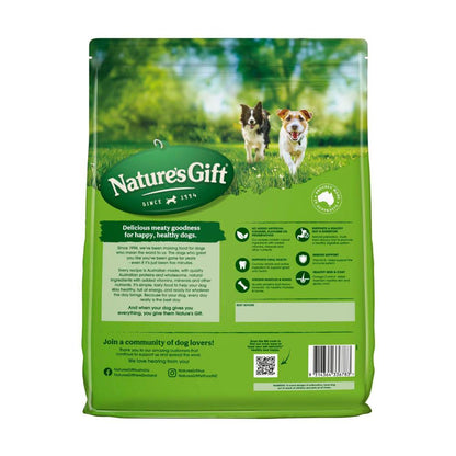 Nature's Gift Adult All Breeds Dry Dog Food With Beef - 6kg