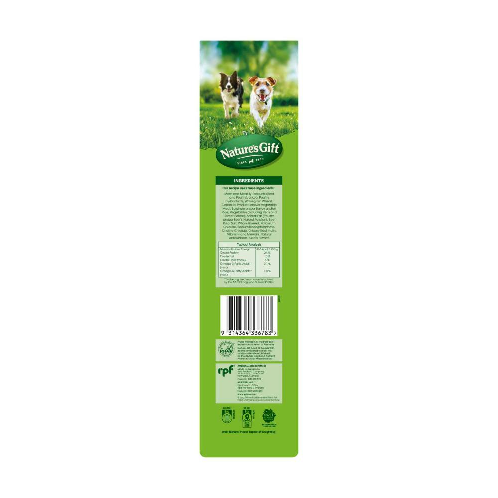 Nature's Gift Adult All Breeds Dry Dog Food With Beef - 6kg