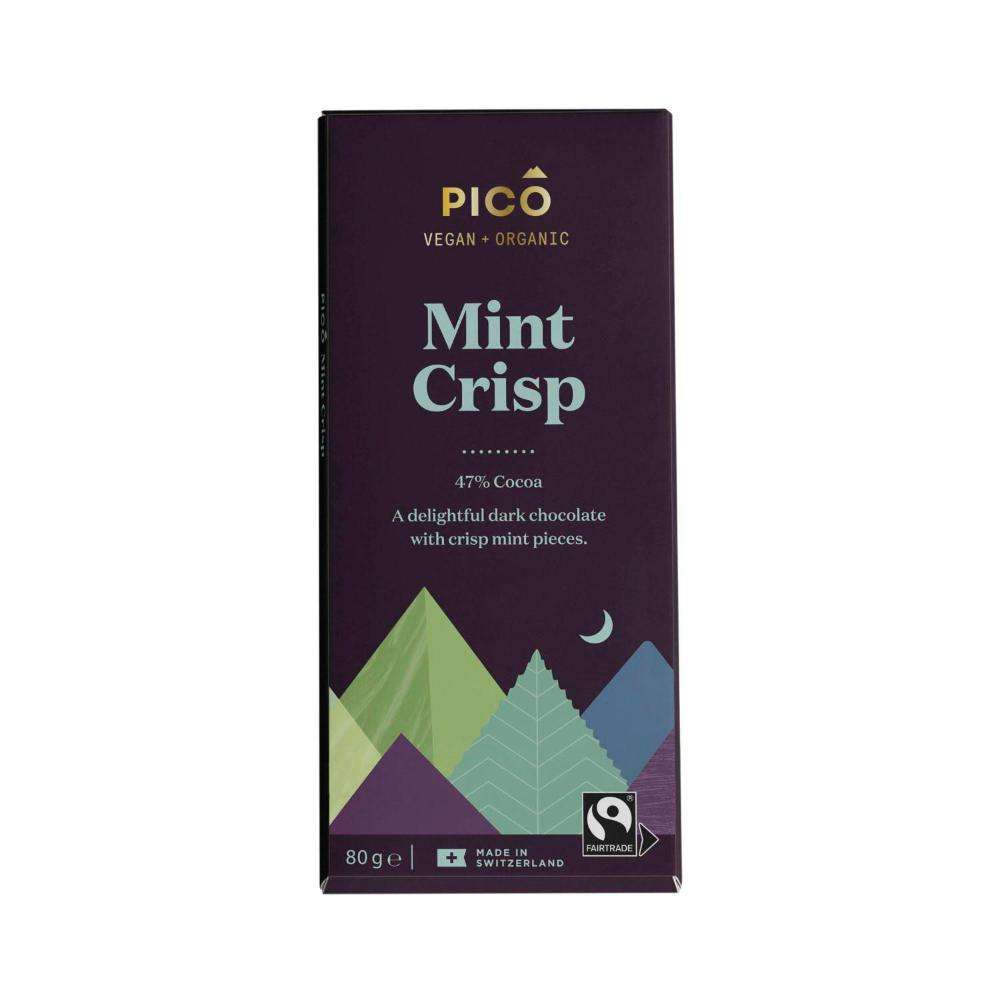 Pico Vegan Organic Chocolate Mint Crisp - 80g