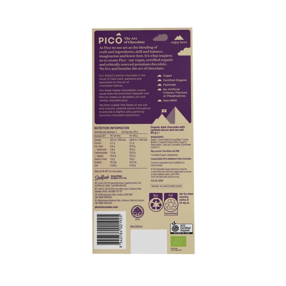 Pico Salted Caramel Chocolate - 80g